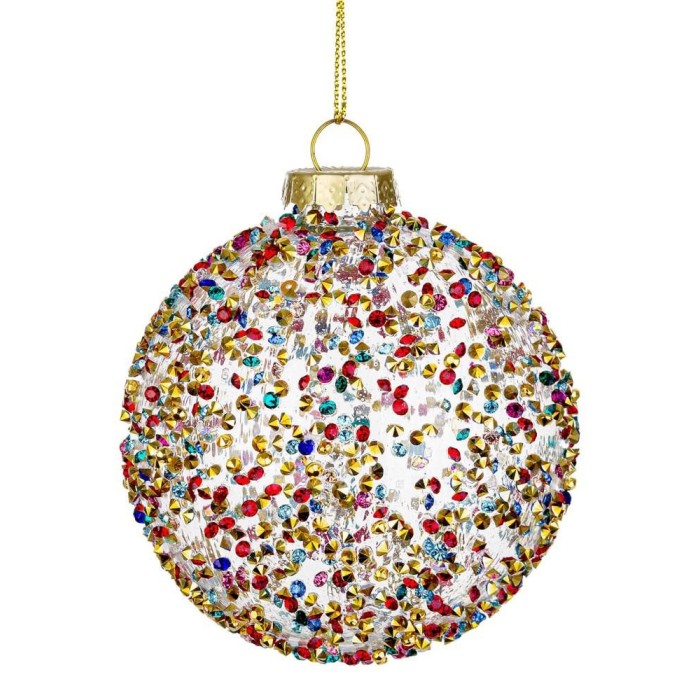 SFERA VETRO KLEIS MULTICOLOR D.80